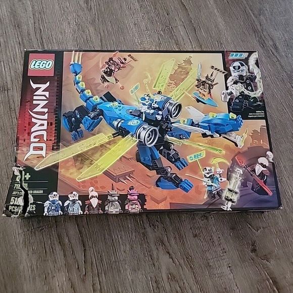 LEGO Other - Lego 71711 Ninjago Jay's Cyber Dragon New Damaged Box Retired